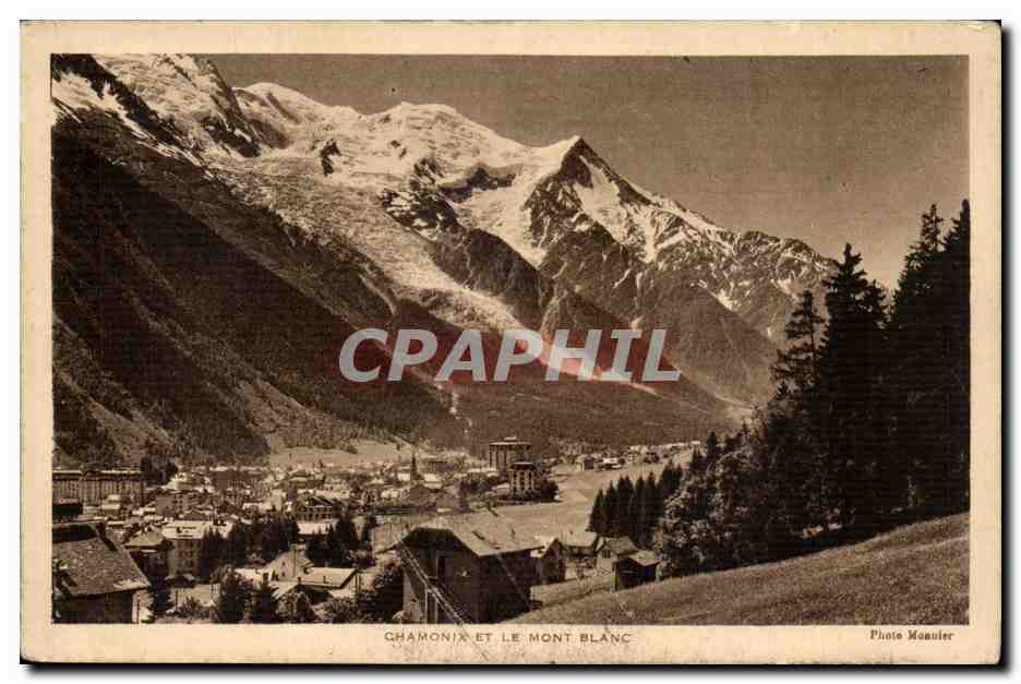 CPA Chamonix et le Mont Blanc