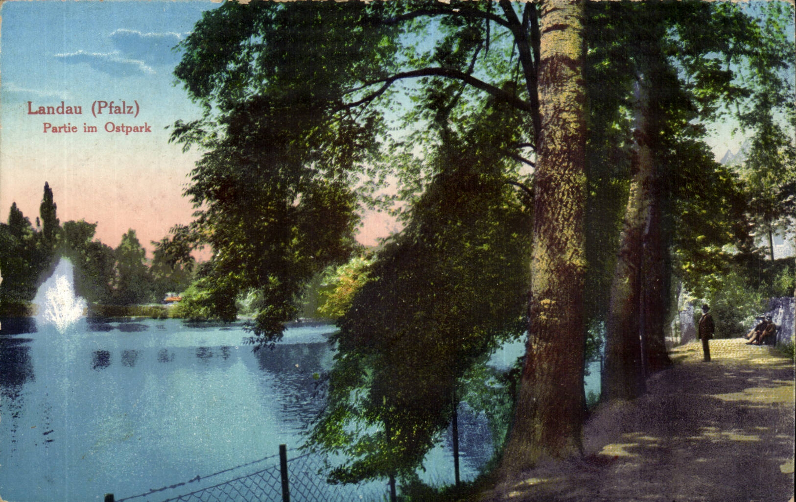 Landau (Pfalz) — Partie im Ostpark — G. H. H. & Cie