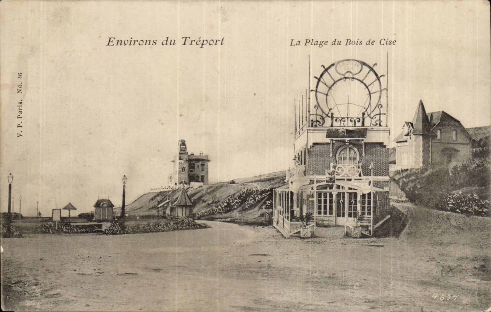 Environs du Treport CPA La plage du bois de Cise