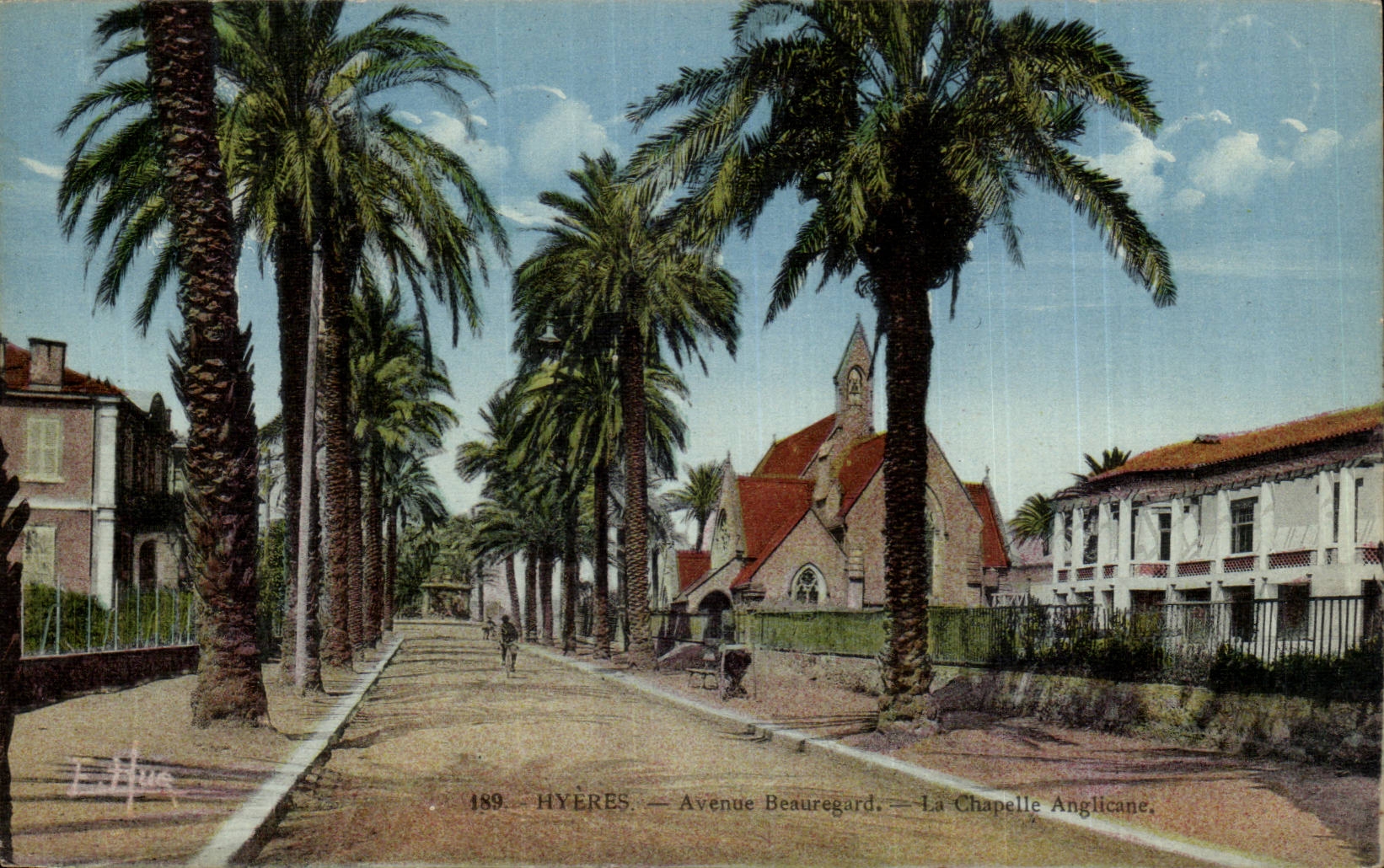 Hyeres CPA Avenue Beauregard la chapelle anglicane