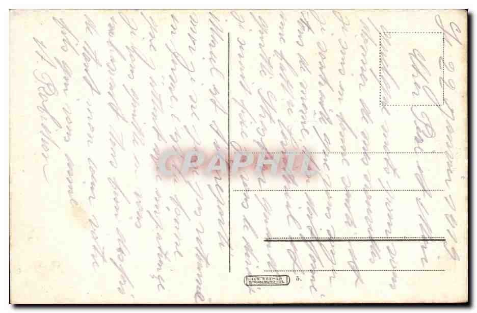 Strassburg CPA Alt Strasburg Klein Venedig — Verso