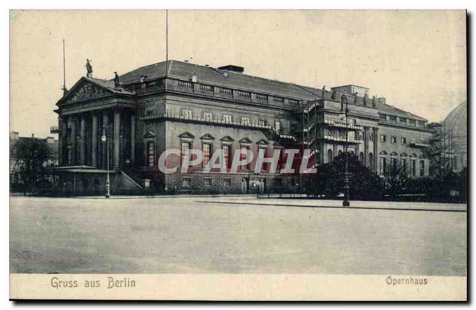 Allemagne Gruss aus Berlin Operbhaus
