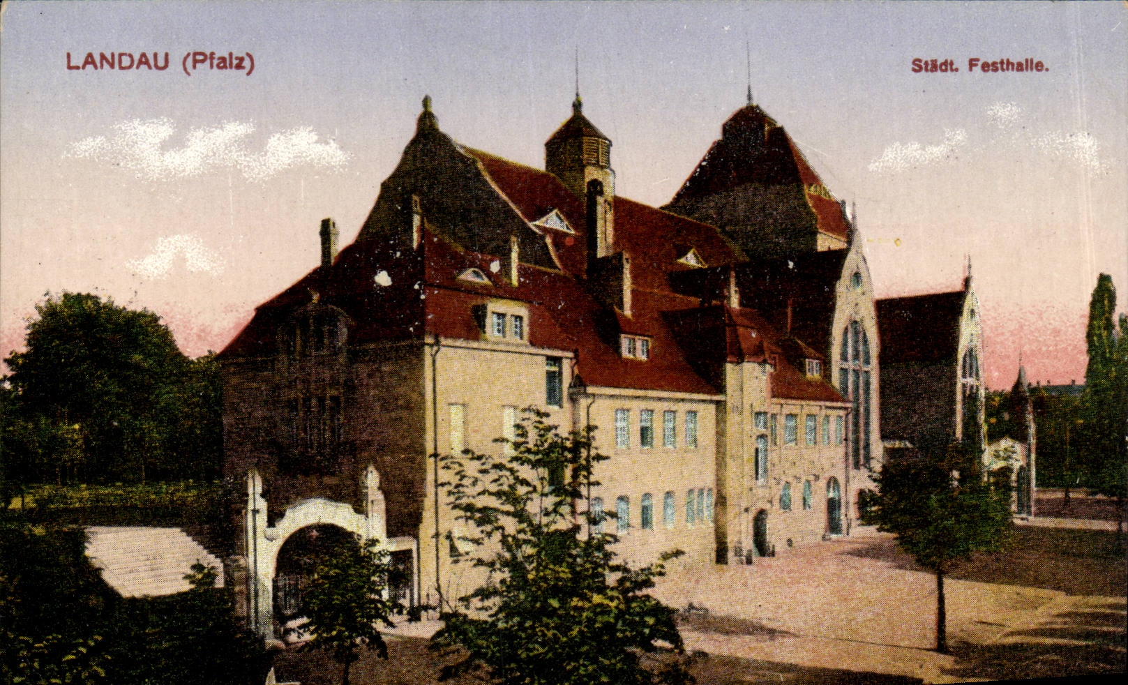 Landau (Pfalz) — Städt. Festhalle — éditeur non identifié, n° de série non visible