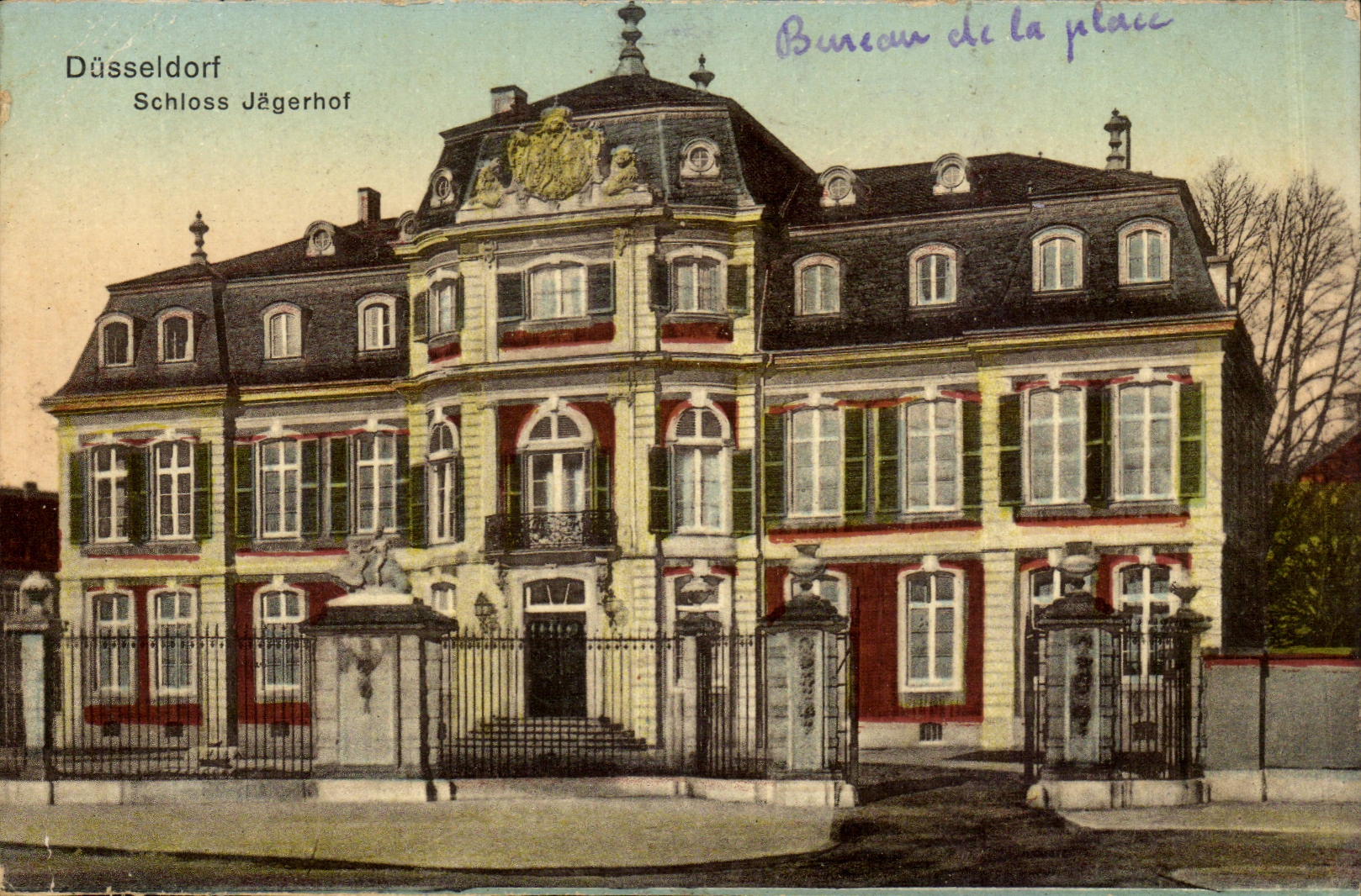 Allemagne Dusseldorf Schloss Jagerhof CPA Bureau de la place