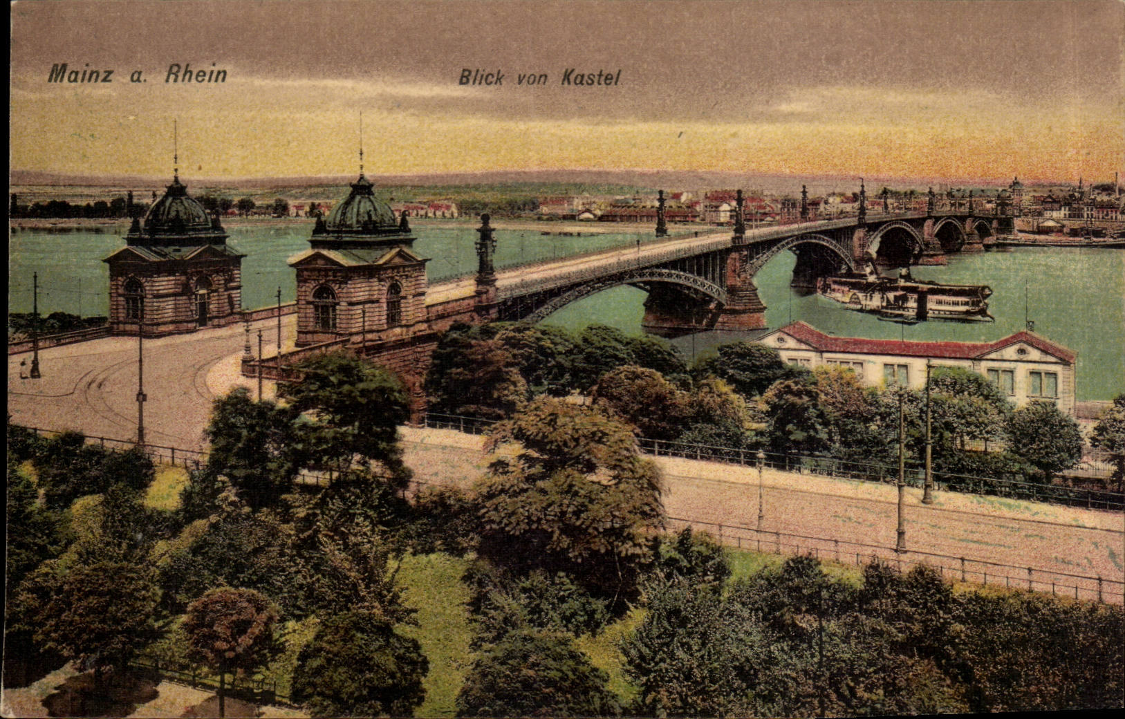 Mainz a. Rhein — Blick von Kastel — Cramer Konstant, Dess. Nr. 193779
