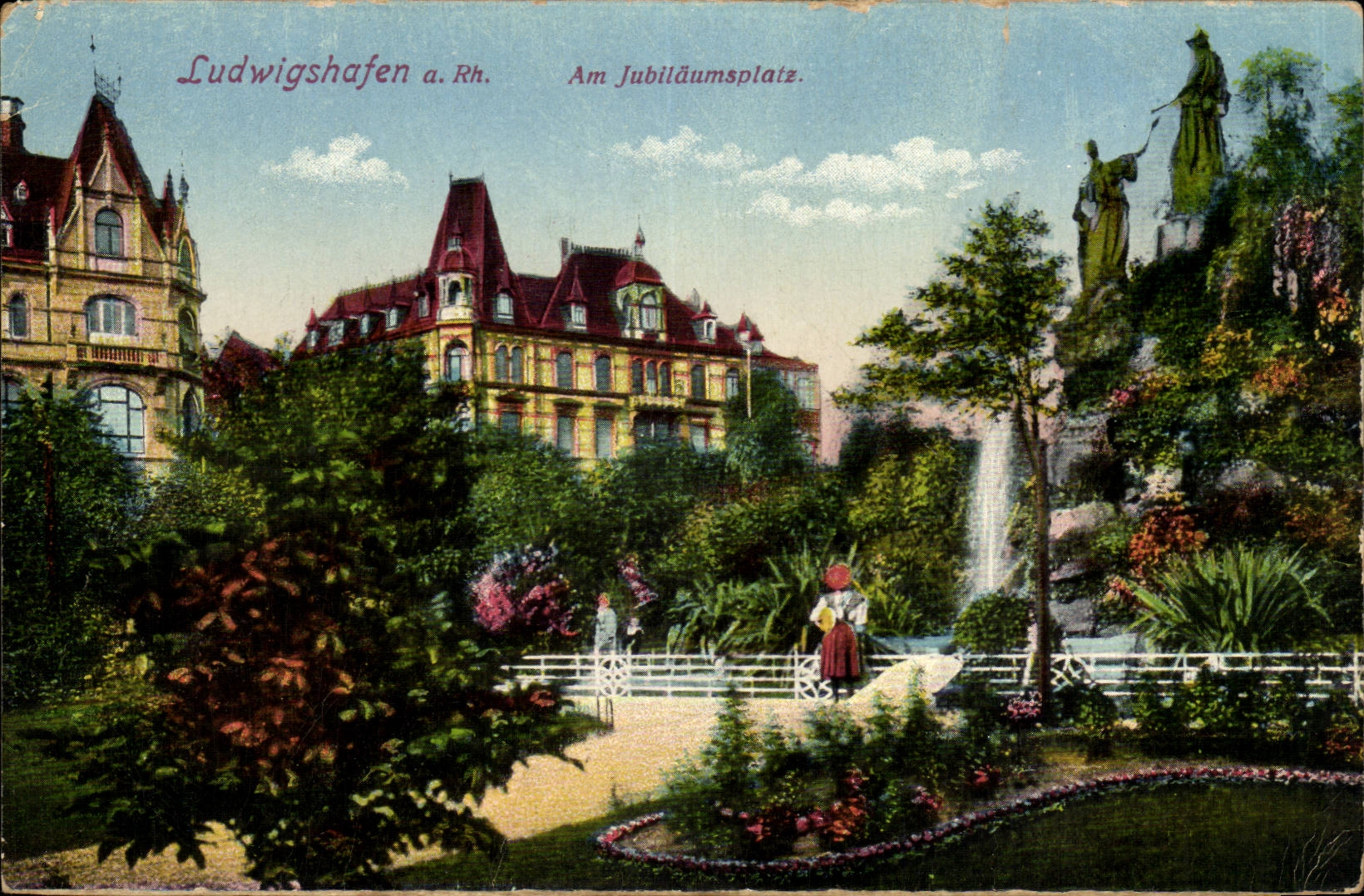 Allemagne Ludwigshafen Am jubildumsplatz