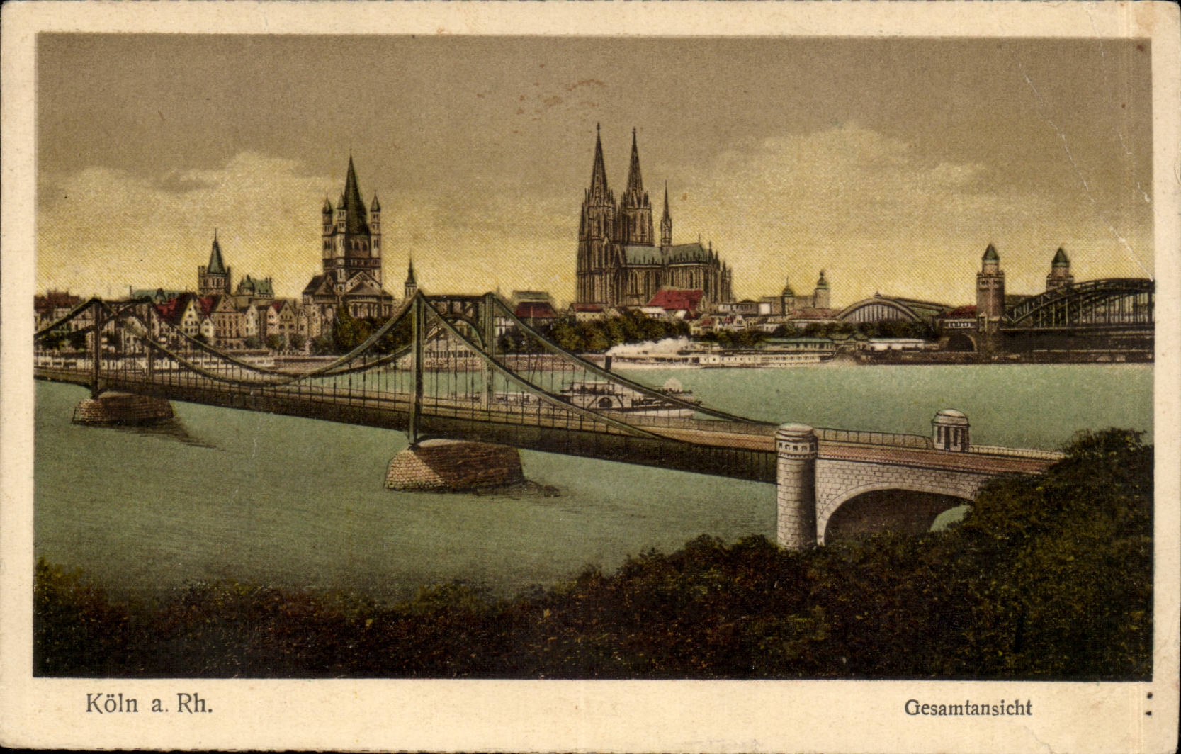 Allemagne Koln a Rhein CPA Gesamtansicht
