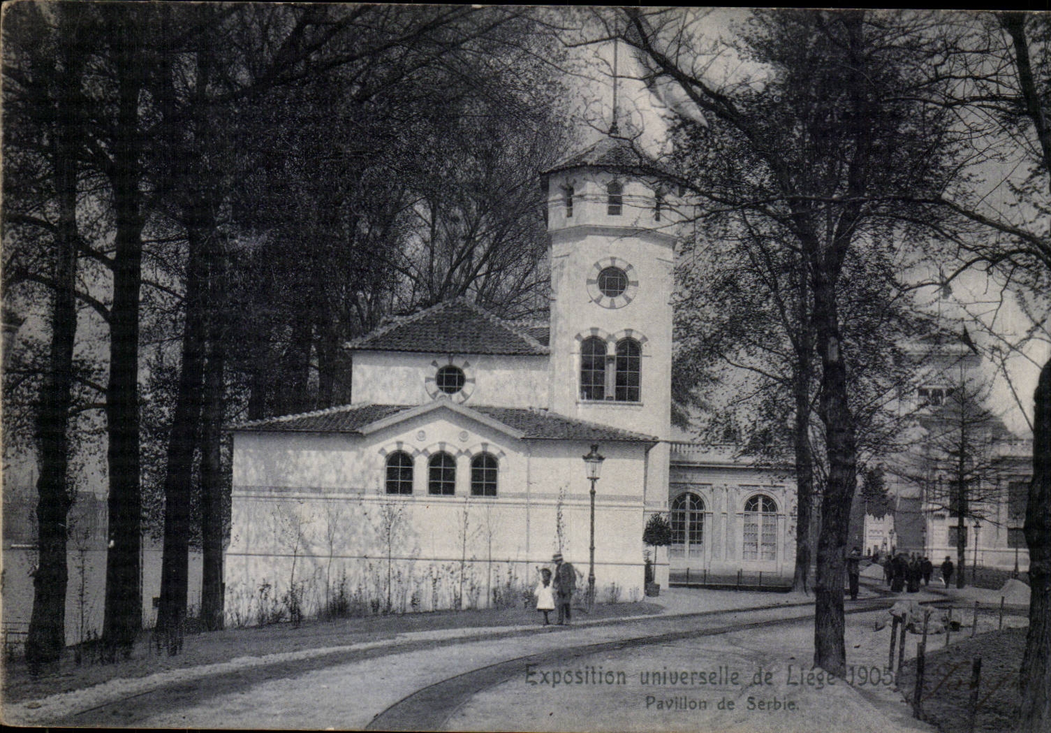Pavillon de Serbie — Weltausstellung von Liège 1905 — Universal Postal Union