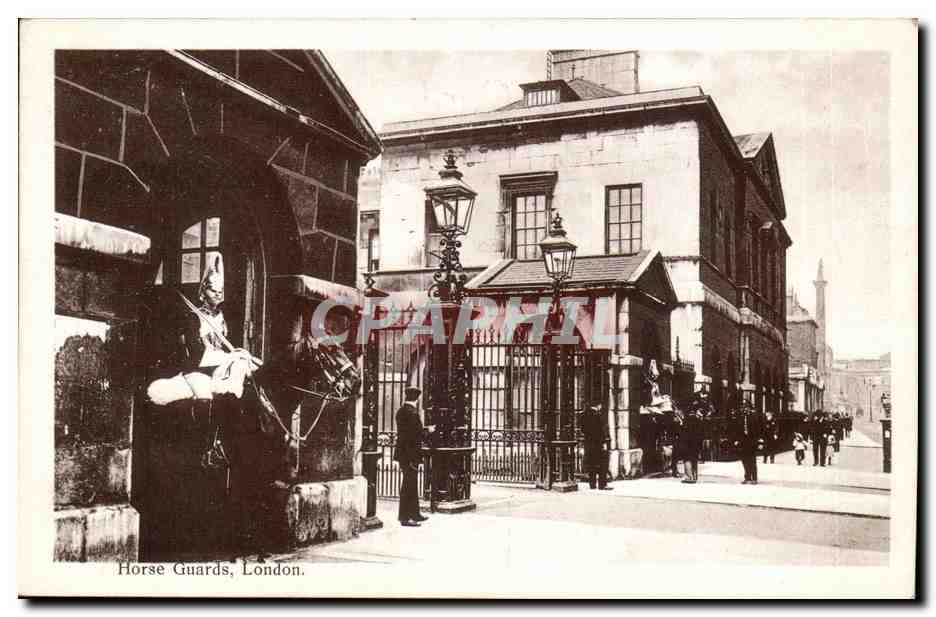 Grande Bretagne Londres London CPA Horse guards
