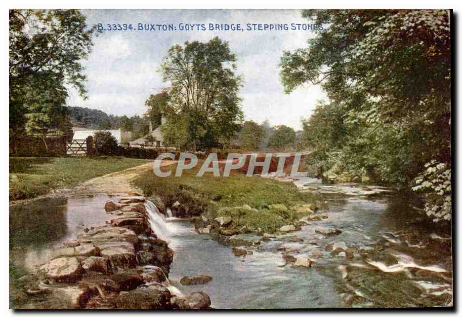 Grande Bretagne Buxton CPA Goyts Bridge Stepping Stones