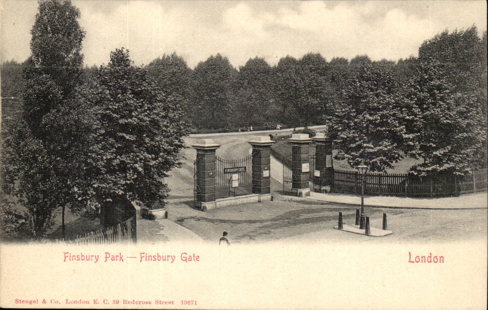 Great Britain Londres London CPA Finsbury Park Gate