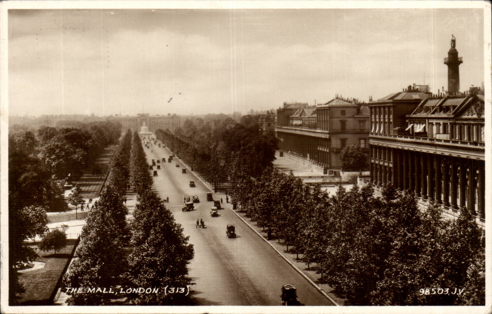 Great Britain London Londres CPA The Mall