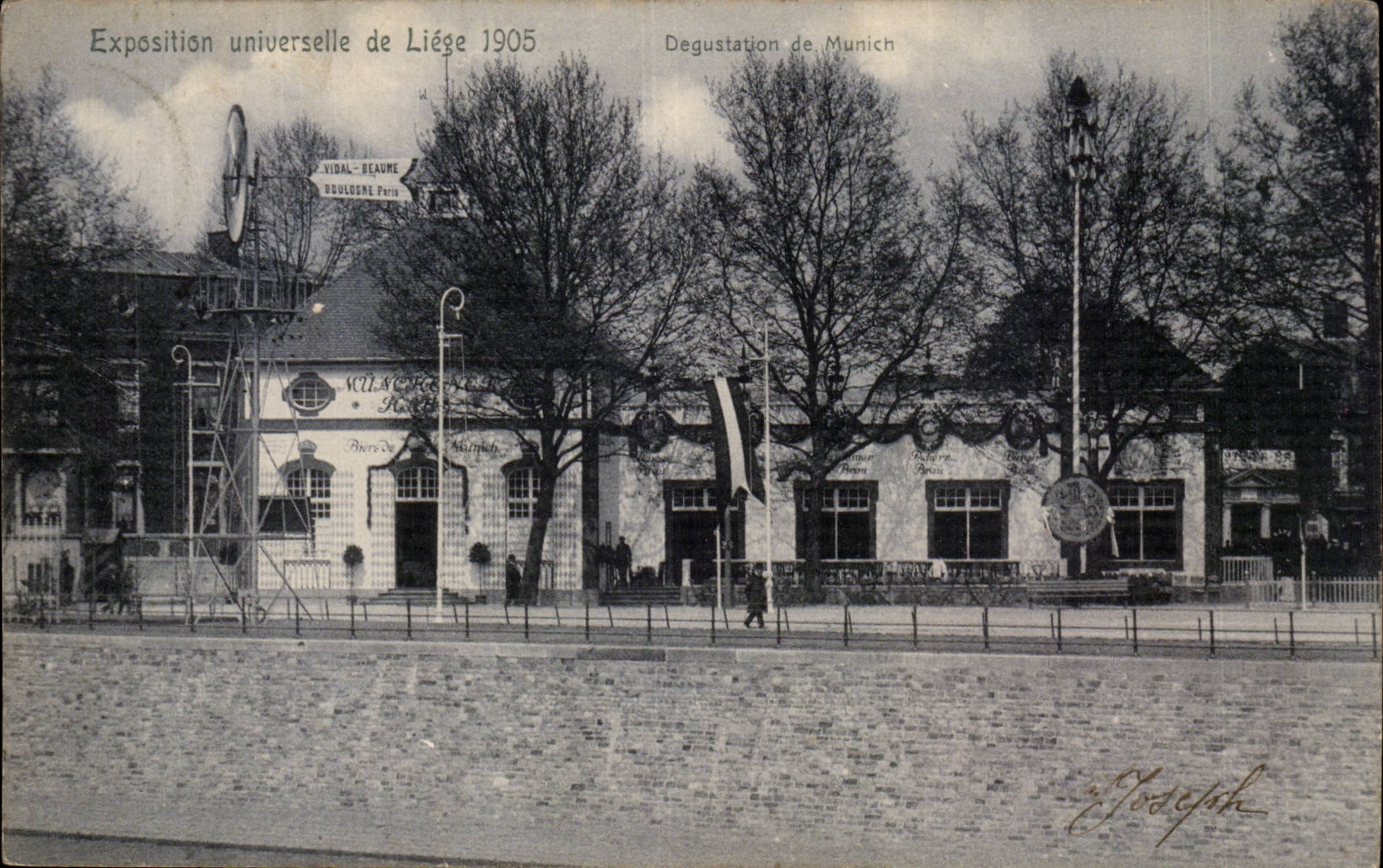Belgique Belgie Exposition universelle de Liege 1905 Degustation de Munich