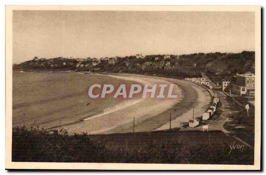 Côte de Granit - Perros-Guirec (C. du-N.) — Vue de la Plage de Trestnou depuis la Montée de la Clarté — Éditions VIVO, Paris