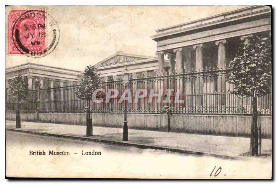 Great BRitain London Londres CPA British Museum