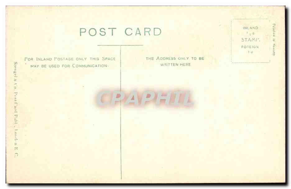 Great BRitain Forest Hill CPA The Horniman Museum London Road — Rückseite