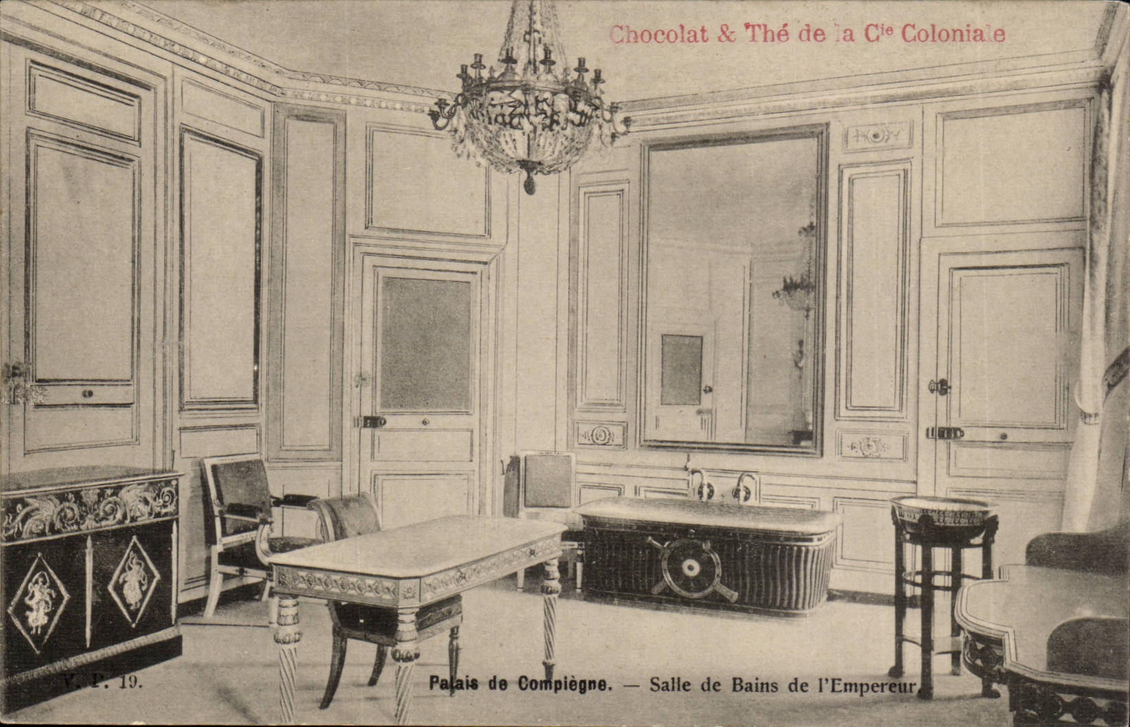 Palais de Compiegne CPA Chocolat et The de la Cie coloniale