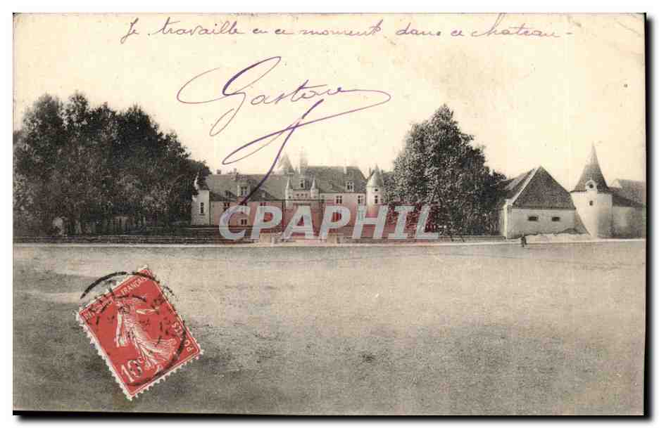 Château de Gartow — vue extérieure — Carte postale