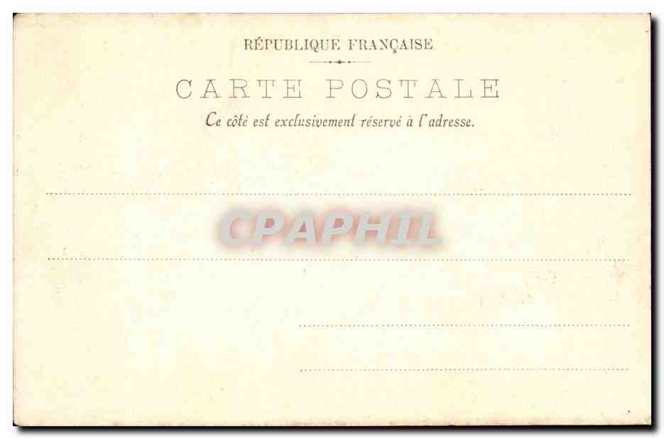 Le Havre CPA le jardin Saint Roch — Rückseite