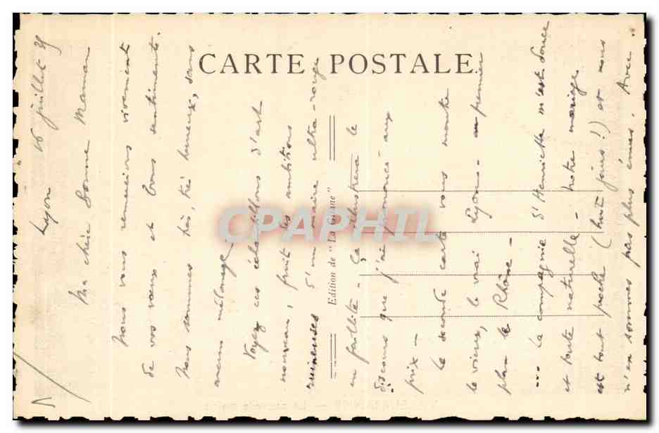 Villeurbanne — La nouvelle mairie — Verso