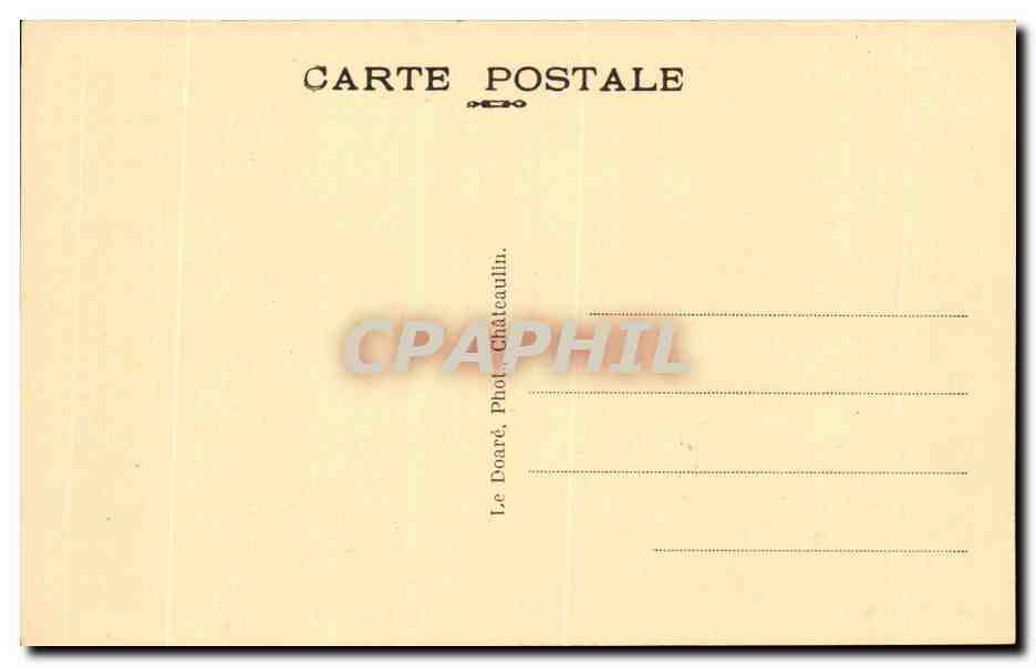 Morgat CPA Le port plein emer cote du quai — Rückseite