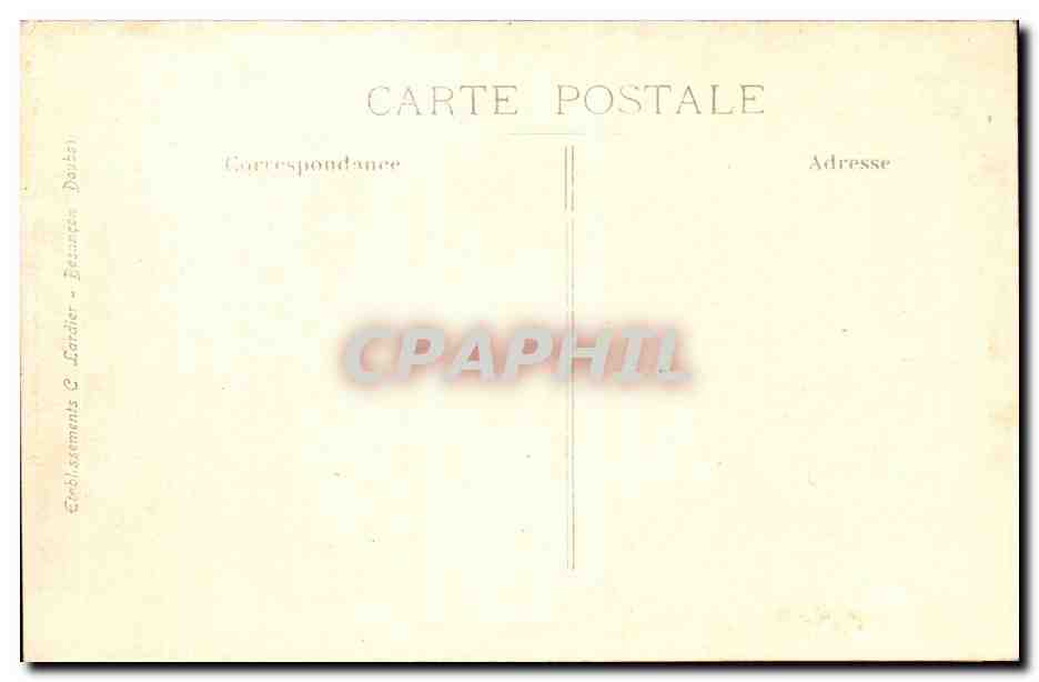 Besançon — Square Castan, Porte-Noire et Cathédrale Saint-Jean — éditeur CLB, n° 46 — Rückseite