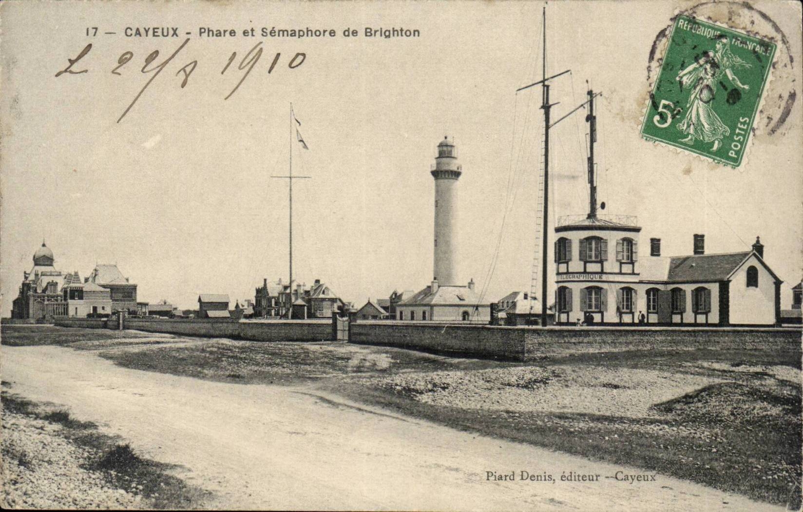 Cayeux - Phare et Sémaphore de Brighton — Piard Denis, éditeur - Cayeux