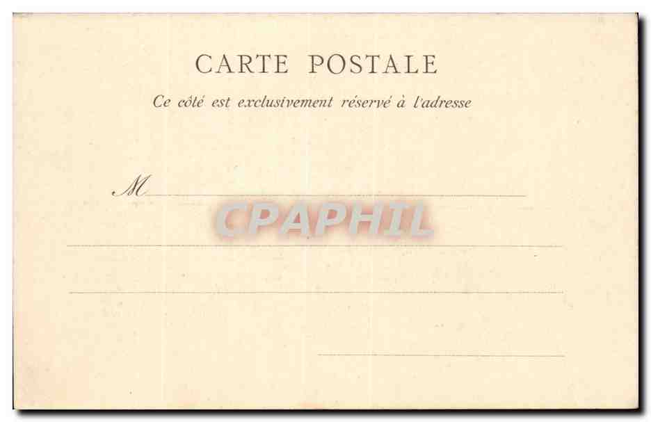 FEcamp CPA La plage — Rückseite