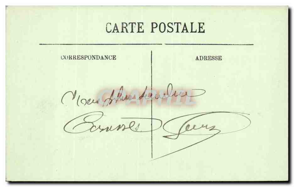 Lourdes CPA Vue generale — Verso
