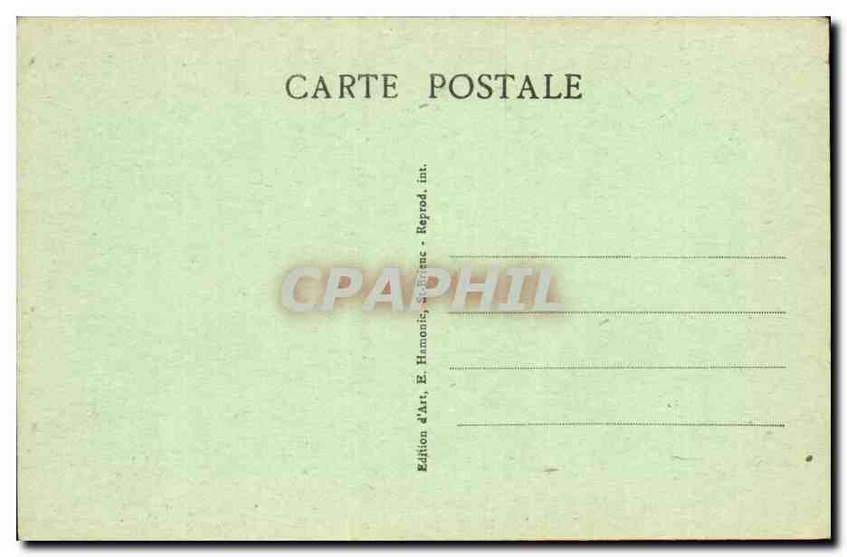Chateau de Kergournadec'h CPA Finistere — Rückseite