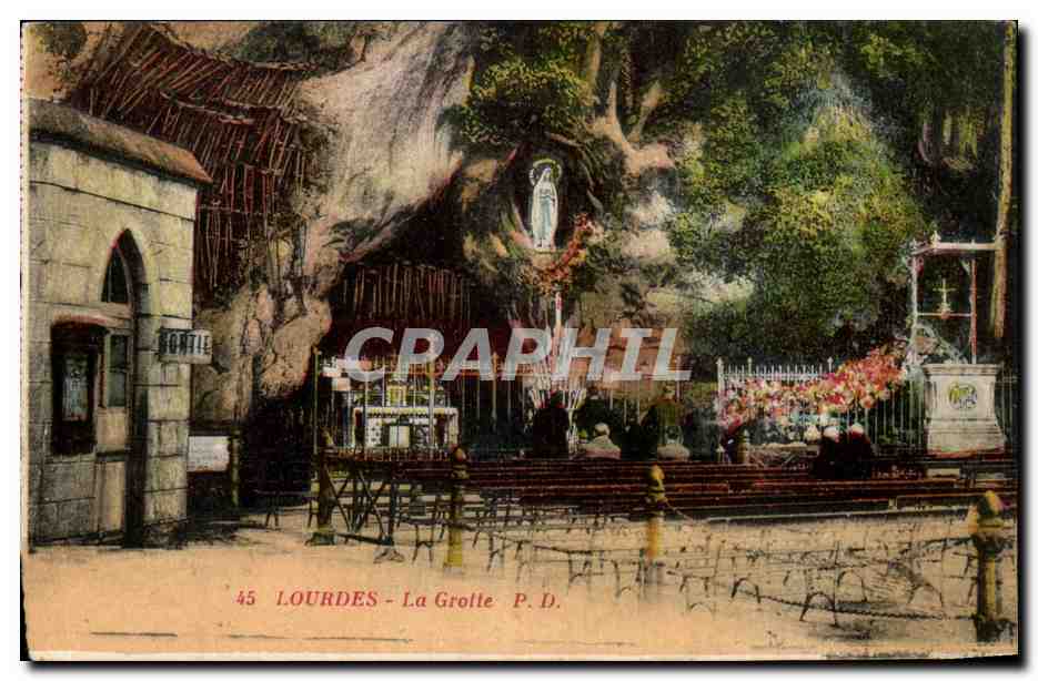 Lourdes CPA La grotte