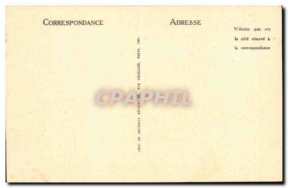 Saint Thegonnec CPA Le calvaire et l'ossuaire — Rückseite