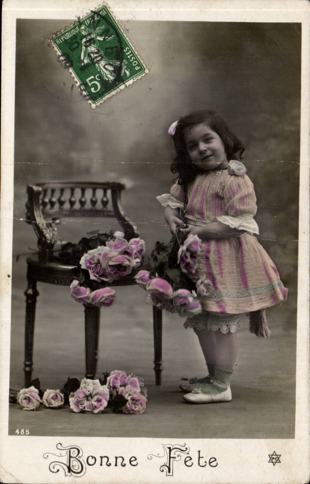 CPA Fantaisie Enfant Bonne fete