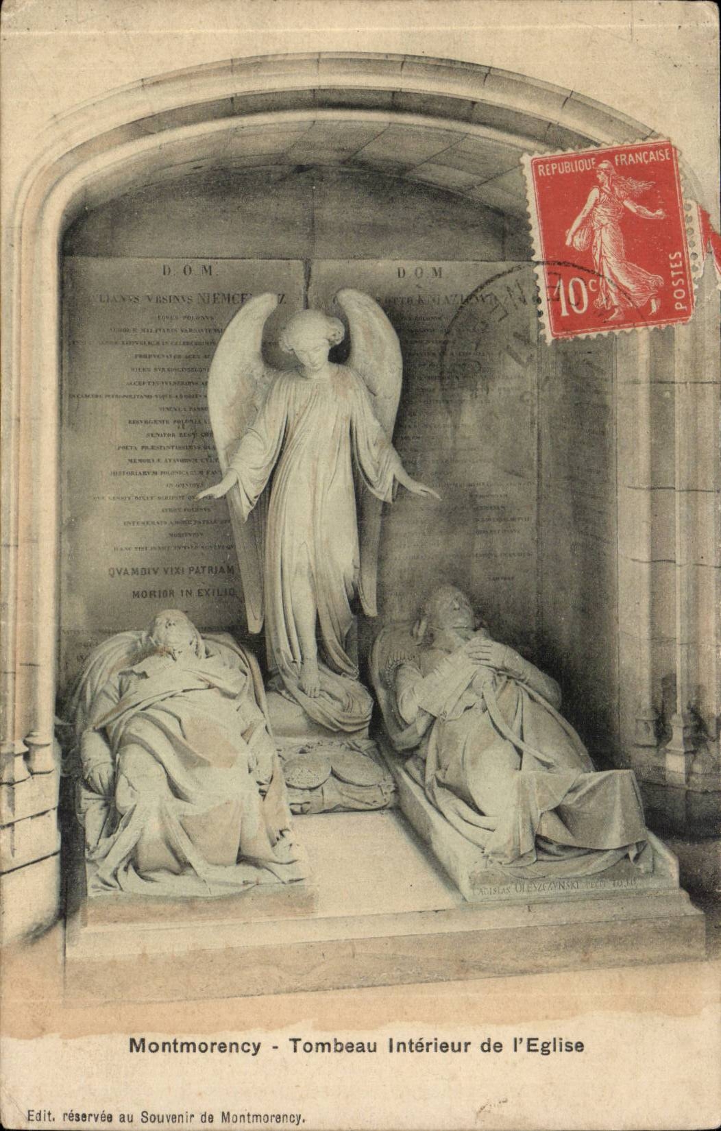 Montmorency CPA Tombeau interieur de l'eglise