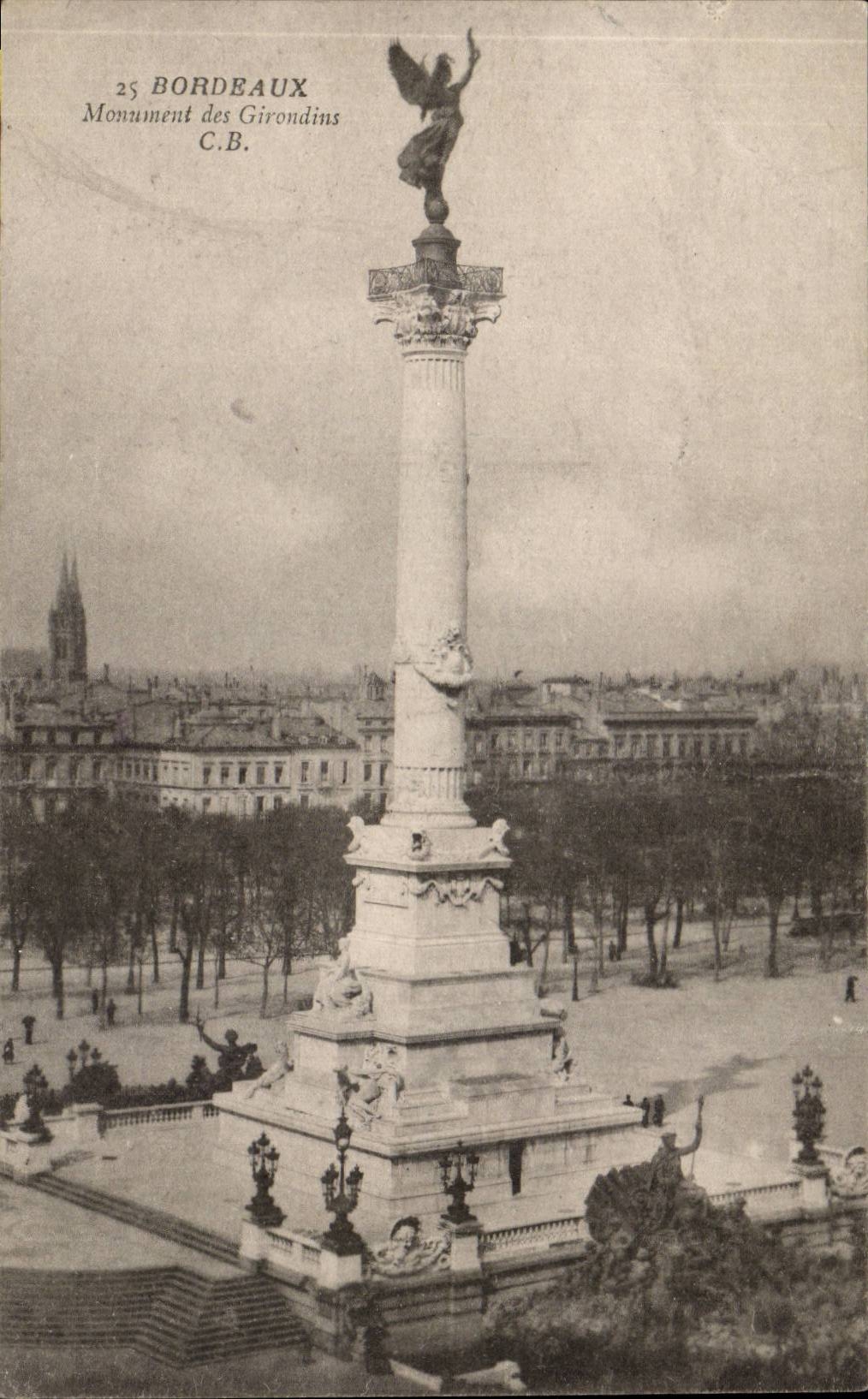 Bordeaux CPA Monument des Girondins