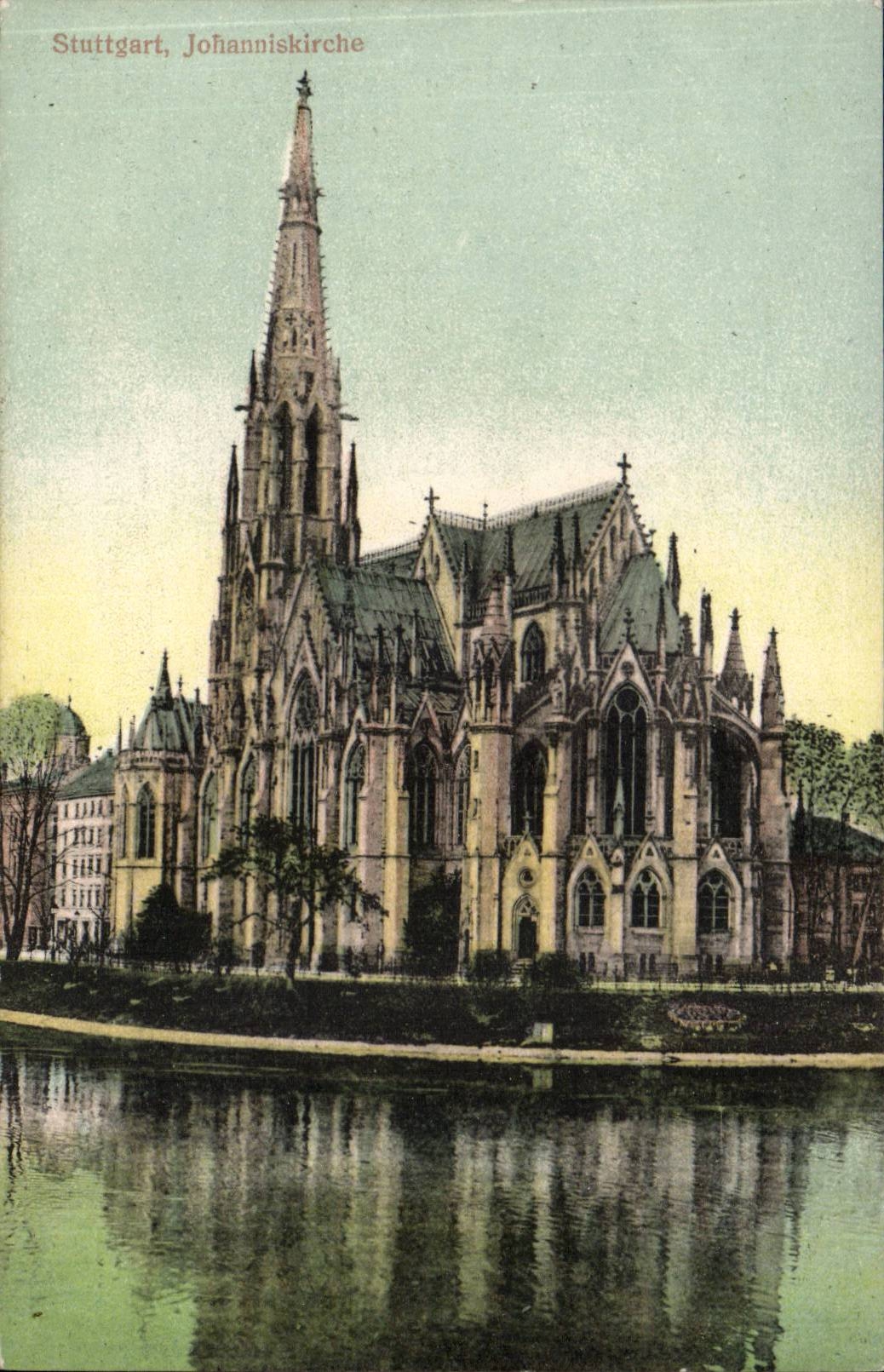 Allemagne Stuttgart CPA Johanniskirche