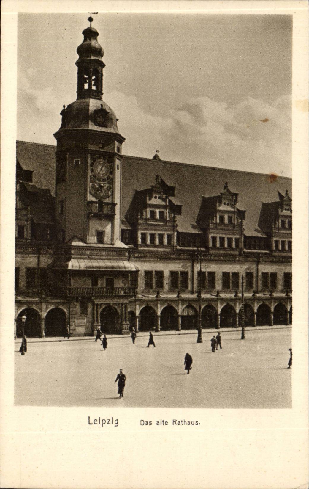 Allemagne Leipzig CPA Das alte Rathaus