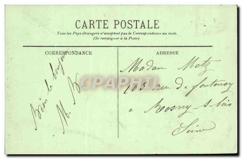 St-Malo — La Porte de Bon-Secours — LL. n°28 — Reverso