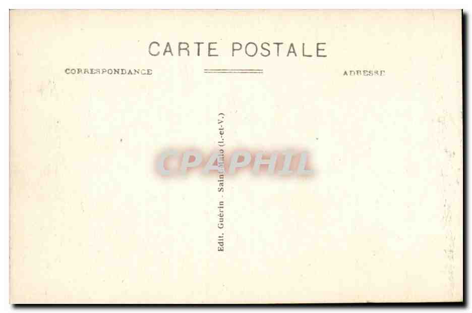 St-Malo - Rue des Petits-Degrés — Côte d’Emeraude — G. F. n°2808 — Reverso