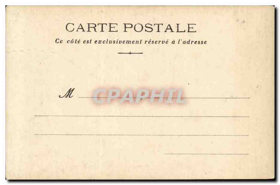 CPA Fantaisie Femme — Rückseite