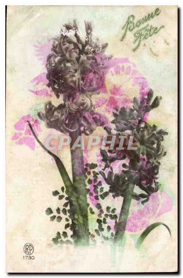 CPA Fantaisie Bonne Fete Fleurs