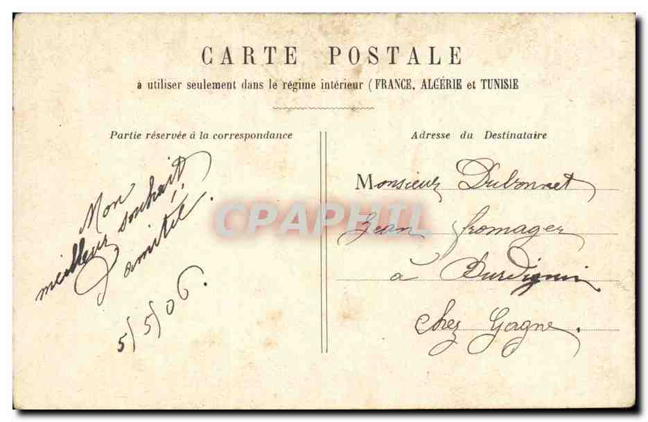 CPA Fantaisie Quand on est deux on est heureux ! Coupe — Rückseite