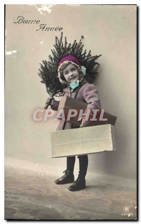 CPA Fantaisie Enfant Bonne Annee