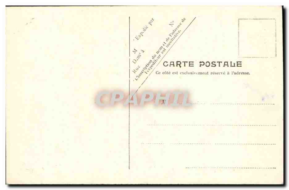 Le Havre CPA Interieur de Notre DAme des flots — Rückseite