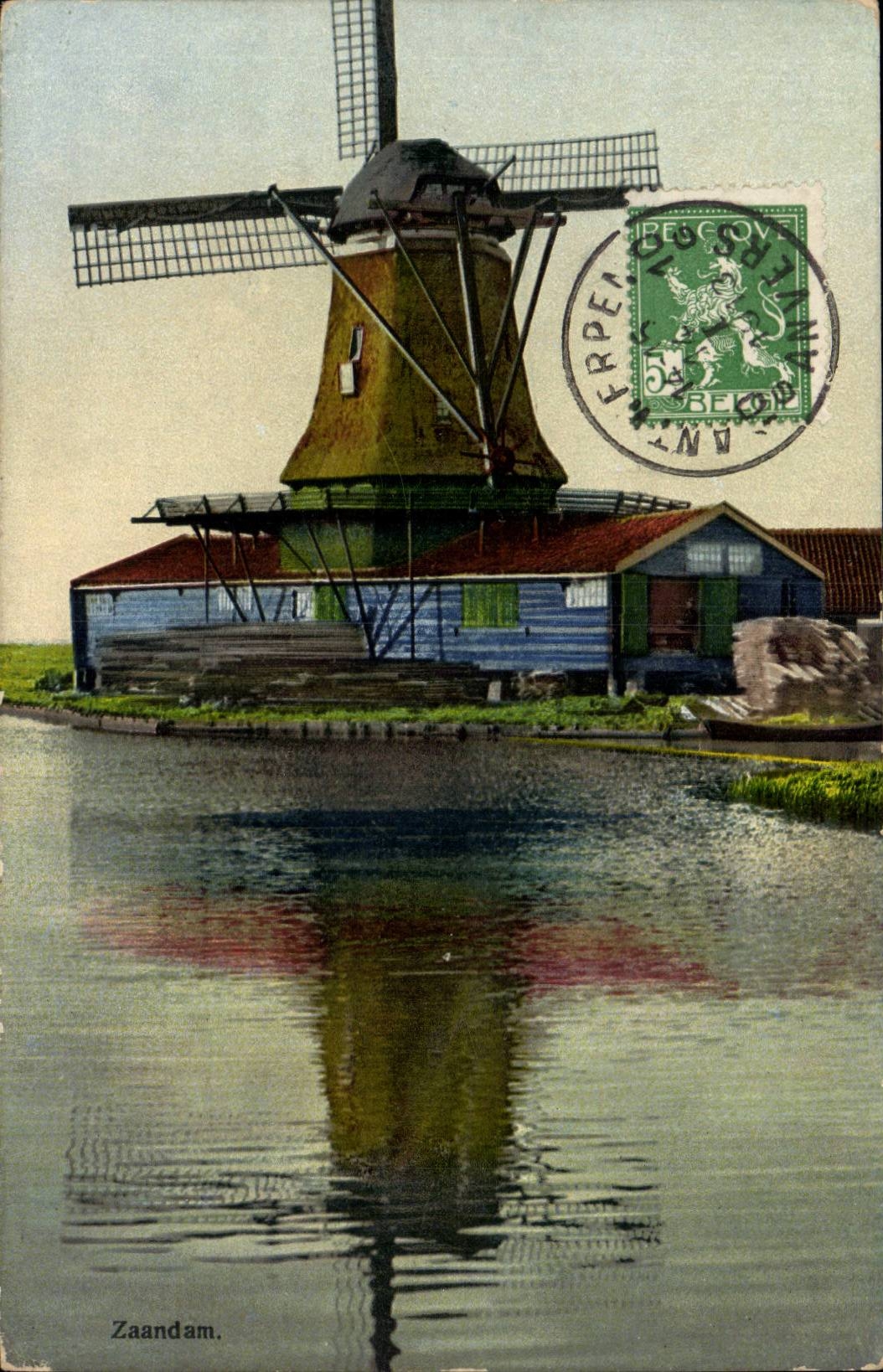 Belgie Belgique Zaandam (moulin a vente mill)