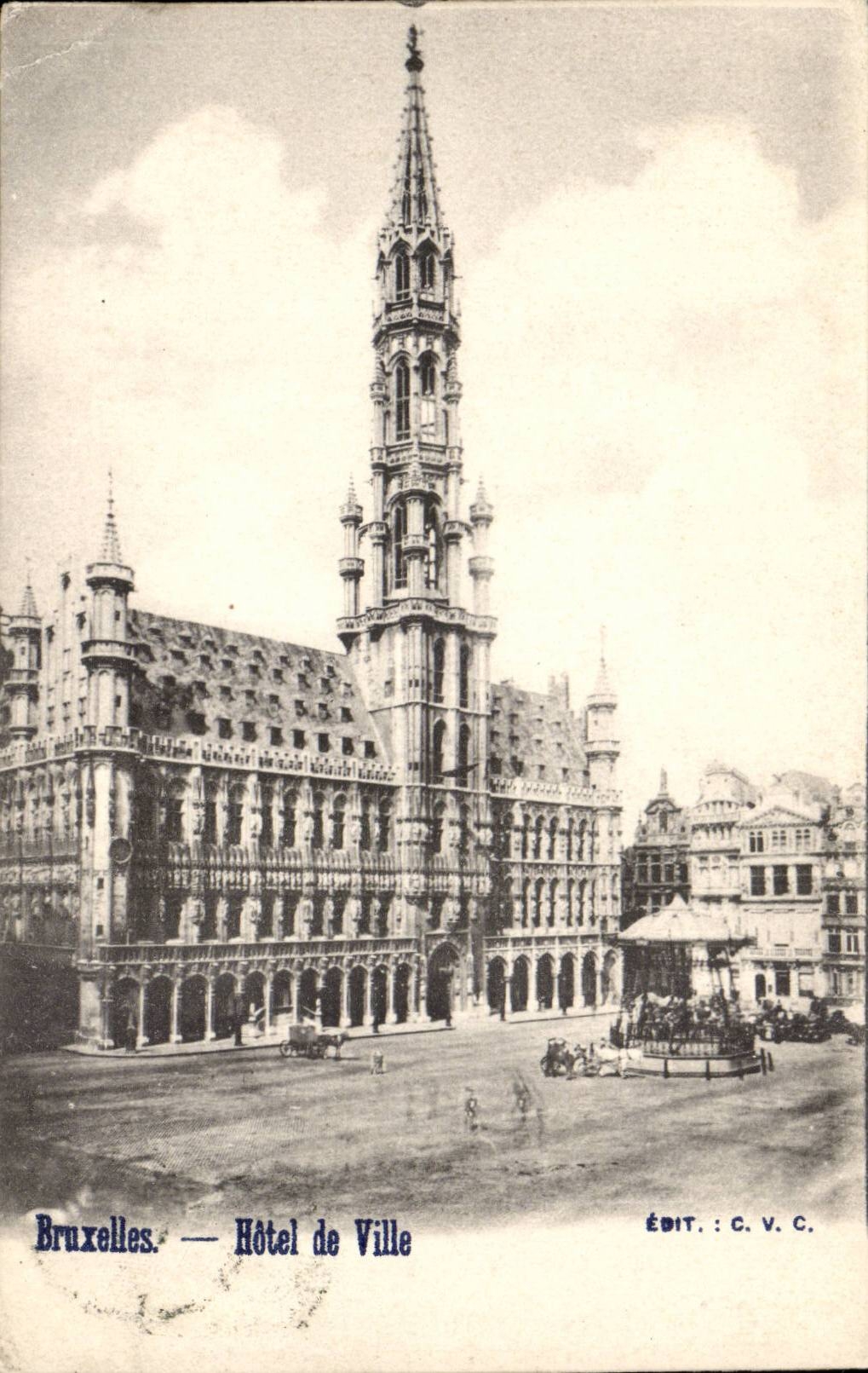 Belgie Belgique Bruxelles CPA Hotel de ville