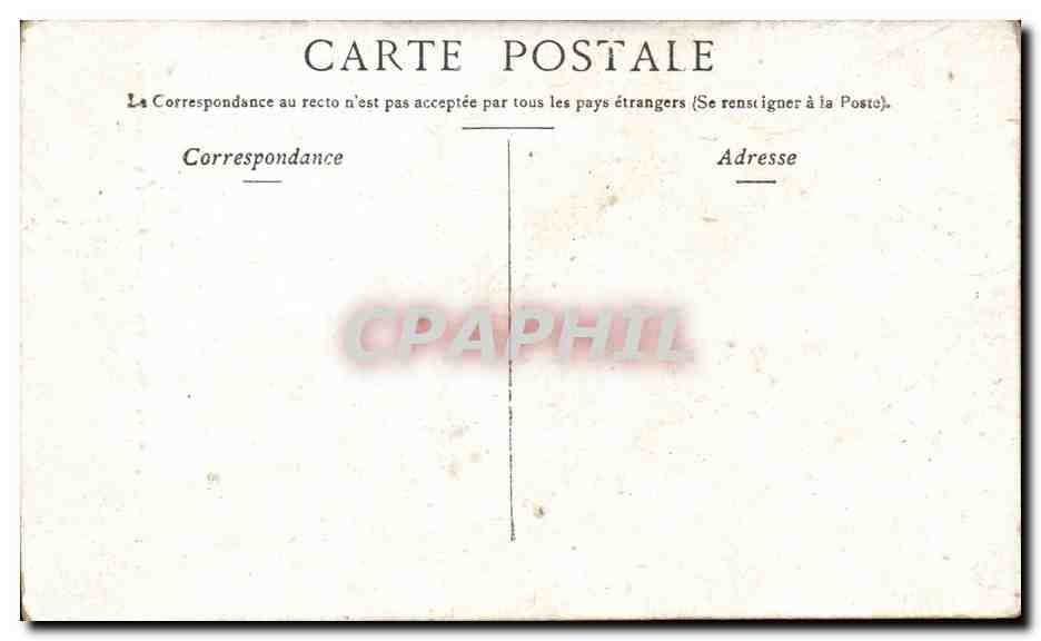 Bourges CPA Fontaine Coulon Place George SAnd — Rückseite