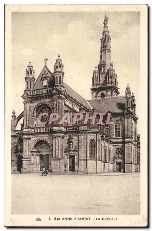 Sainte Anne d'Auray CPA La basilique