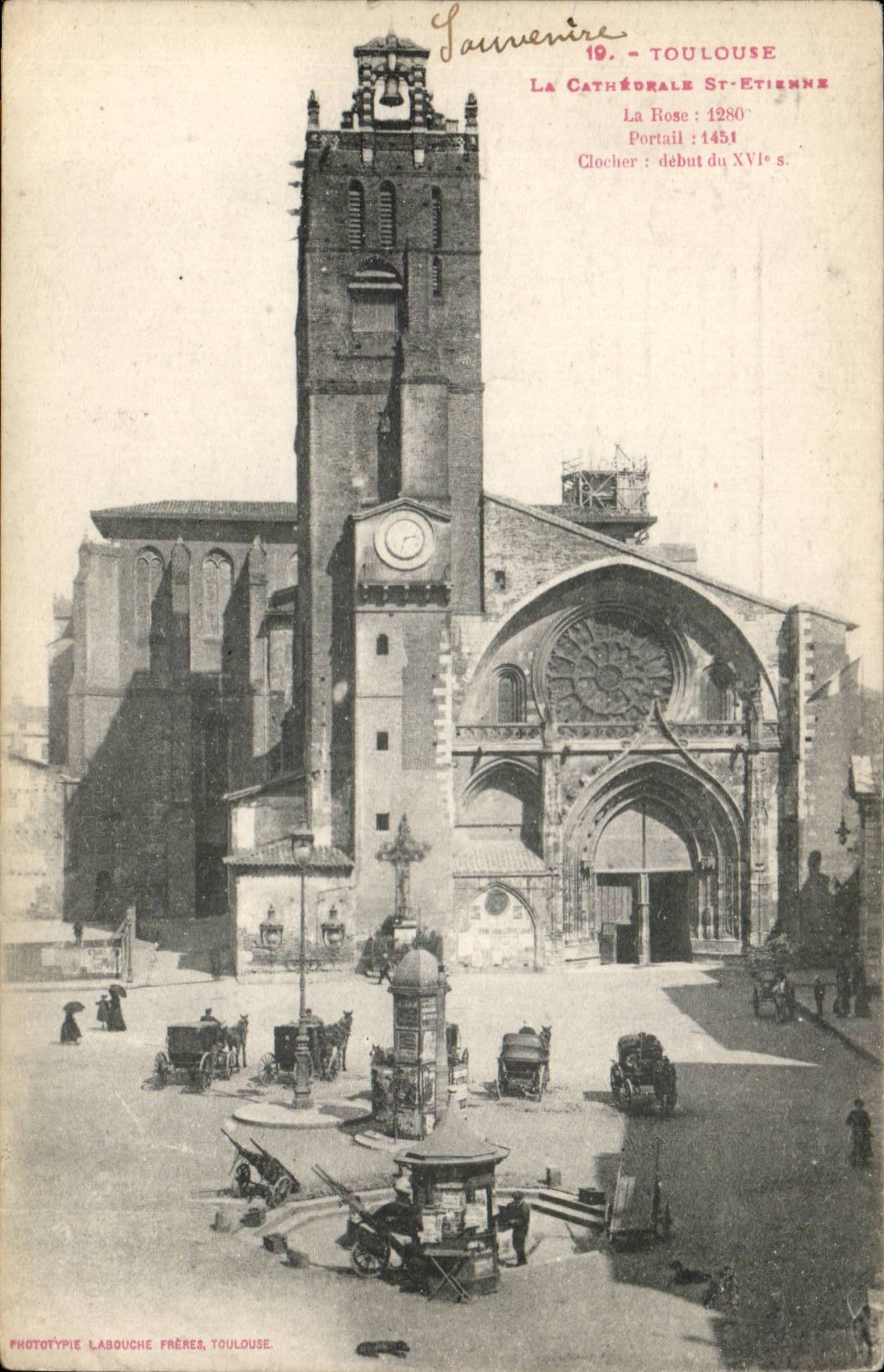 Toulouse CPA La cathedrale St Etienne 