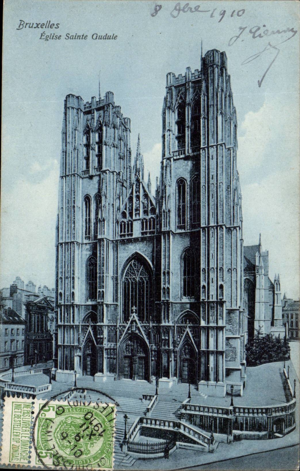 Belgique Bruxelles CPA Eglise Ste Gudule